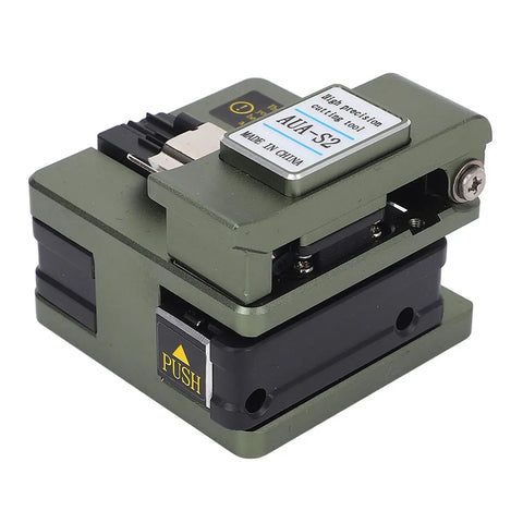 Yechiry Fiber Hot Melt Cutting Machine Optical Fiber Cleaver Ftth Wire Cutter Tool view showing precision design and push mechanism.