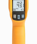 Non Contact Infrared Thermometer Temp Gun For Surface Temperature -20 To 1202 Degrees Fahrenheit Range, Fast, Accurate Readings For HVAC Electrical And Automotive Work, Easy To Read Display, yellow handheld infrared thermometer