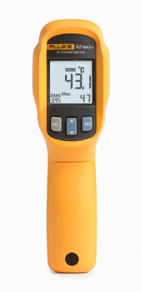 Non Contact Infrared Thermometer Temp Gun For Surface Temperature -20 To 1202 Degrees Fahrenheit Range, Fast, Accurate Readings For HVAC Electrical And Automotive Work, Easy To Read Display, yellow handheld infrared thermometer