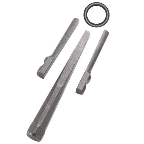 Heavy Duty Beefed Up Wedge And Feather Shims Set 10 Pack Five Eighth Inch Plug Shim And Wedge For Concrete Stone Rock Splitter Hand Tools Durable Steel Construction For Manual Stone Splitting
