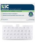 Waffletechnology Cleaning Cards For Money Counter Machine Presaturated With WonderSolvent Cleaning Formula 3 Inch By 6.25 Inch 15 Cards No Fuss Maintenance For Currency Counters Fast Clean And Accurate Readings packaging with card visible.