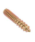 Heavy Duty 1/4-20 X 1-1/4 In Zinc Plated Hanger Bolts 20 Pack Double Head Dowel Screws for woodworking, 1.25in zinc-plated screw.