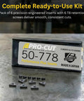 Carbide Insert Tips With Custom Radius And Chip Breaker For Rotor Matching Systems And B17 Bench Lathe Includes 6 T8 Retention Screws