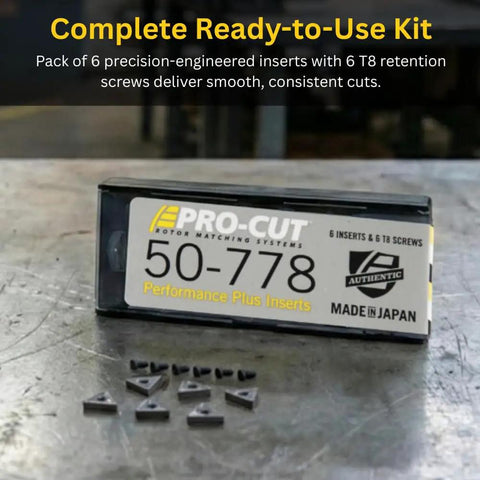 Carbide Insert Tips With Custom Radius And Chip Breaker For Rotor Matching Systems And B17 Bench Lathe Includes 6 T8 Retention Screws