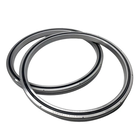 Badass Cross Roller Slewing Bearing RA7008 For Industrial Robot Arms And Rotary Tables Hella Smooth Rotation Precision Engineering visible in polished metal rings.