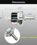 Dimensions of Easy Install Air Compressor Pressure Switch 180 to 225 PSI Replacement for 110 120 240 Volt AC or 12 24 Volt DC