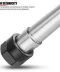 Side view of MTB1 ER11 M6 Morse Taper Collet Chuck Holder; shows metal body and collet grip; for CNC lathe parts and precision machining.