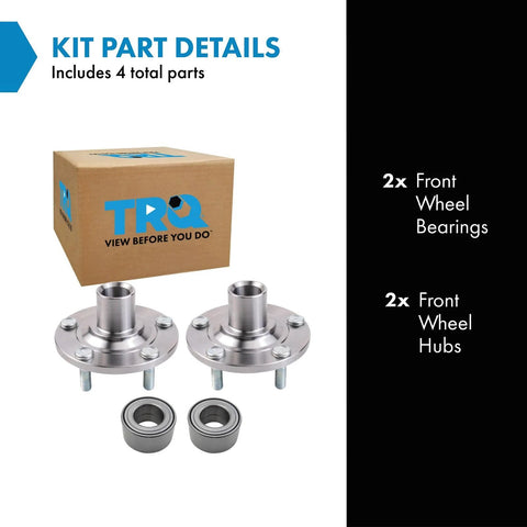 Beefy Front Wheel Bearing And Hub Kit For 2010 To 2015 Lexus RX 350 RX 450h And 2008 To 2011 Toyota Highlander Includes Two Front Wheel Bearings And Two Front Hubs DIY Ready