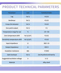 Technical parameters for Beefy S Shape Tension And Compression Load Cell Sensor Alloy Steel IP66 Waterproof For Crane Hopper Control System 0 To 20 Kg