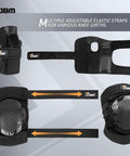 All Around Protection Gear Set For Inline Skating Roller Skating Skateboarding And Scootering Knee Pads Elbow Pads And Wrist Guards