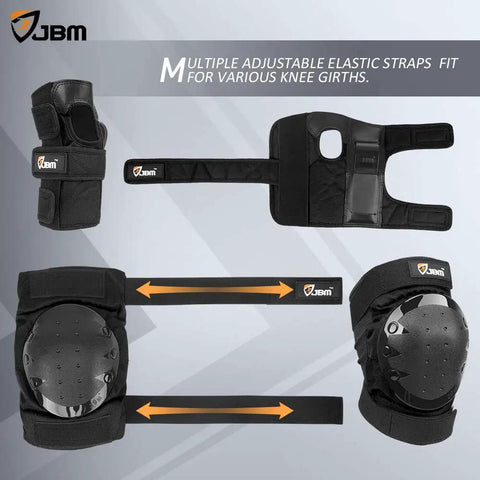 All Around Protection Gear Set For Inline Skating Roller Skating Skateboarding And Scootering Knee Pads Elbow Pads And Wrist Guards