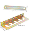 Adjustable Recliner Chair Hinge Sets For Sofas And Lounge Chairs with quiet operation and ergonomic design, metal parts dimensions