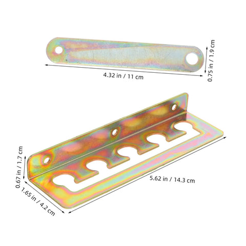 Adjustable Recliner Chair Hinge Sets For Sofas And Lounge Chairs with quiet operation and ergonomic design, metal parts dimensions