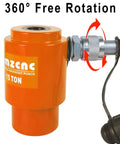 Heavy Duty 15 Ton Hydraulic Punch Driver Kit showing 360-degree rotation feature