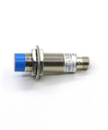 FRCM18-5DO M12 Connector Motion Inductive Proximity Sensor for Industrial Automation High Precision Detection Fast Response Rugged Build Easy Plug In Ideal for Conveyor Lines and Machinery, cylindrical metal sensor with blue cap