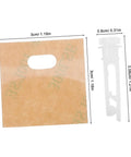 Dimensions of components in Vertical Blind Repair Kit With Slats Stems For DIY Quick Replacement Of Vertical Blinds Parts