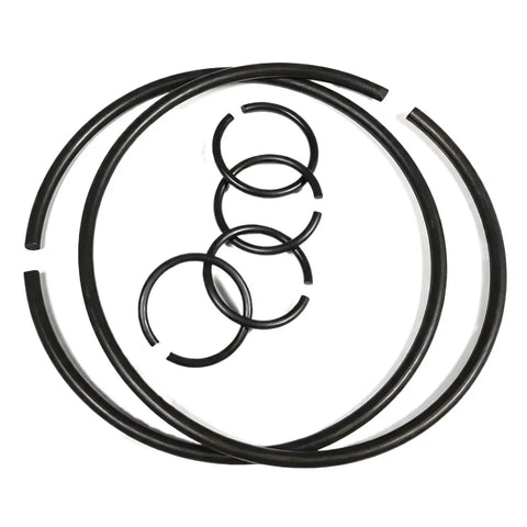 Super Heavy Duty Carbon Steel Retaining Rings 3 Pack M95 OD91mm showing various sizes and shapes of durable rings for machinery use.