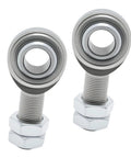 2 Pieces Steering Shaft Support Set With Three Quarter Inch Right Hand Thread Spherical Heim Joint And Jam Nut, heavy duty steel