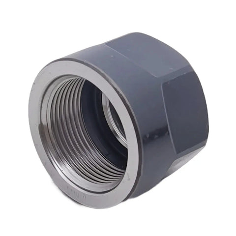 Close-up of 4 Pack ER11-A Collet Clamping Nuts for CNC Milling Chuck Holder Lathe Beefy Heavy Duty Precision Ground Hardened 40Cr Steel