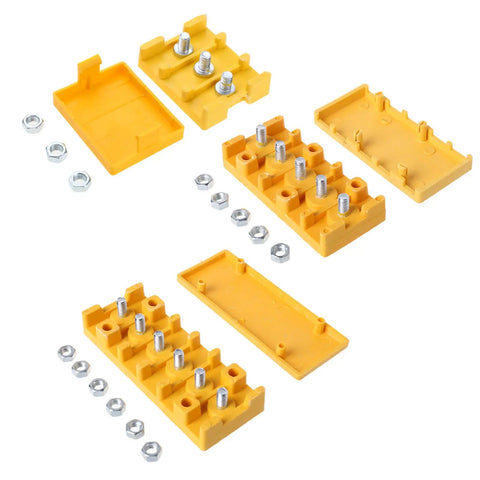 Heavy Duty Insulation Wire Connection Box For Electric Bicycles And E Bikes, Stable Motor Controller Junction Housing, Bakelite, nuts