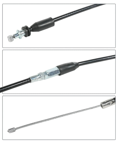 Thumb Throttle Cable Kit For ATV Quad Go Kart Pit Bike 7/8 Inch 22mm Handle - Beefed-Up Pro Grade Aluminum Throttle Assembly With Durable Steel Cable And Rubber Grip Easy Install Replacement Part
