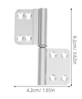 Six Pack Detachable Lift Off Door Hinges For Cabinets, Small Gates, And Indoor Use, metal hinge dimensions 9.2cm x 4.2cm