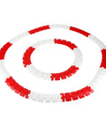 Drift Fence Track Set For 1 To 28 Scale RC Cars 120 Piece Silicone Anti Scratch Runway Barriers arranged in spiral formation