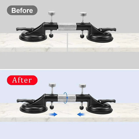 Vacuum Clamp Seam Setter For Countertops And Stone Slabs Gap Fixer Tool With Heavy Duty Adjustable Suction for alignment