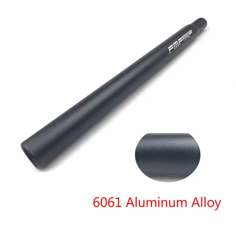 Rock Solid 6061 Aluminum Seatpost For Mountain And Road Bikes, 350mm Length, anodized finish close-up