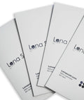 Packages labeled with Lona Scott logo for Super Handy Cashmere Darning Kit With 30 M Of High Grade Cashmere Thread In Six Colors.