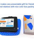 Ultra Comfy Gel Seat Cushion 1.8 Inch Thick for All Day Seating Orthopedic Pressure Relief Pad with packaging
