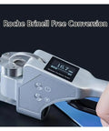Heavy Hitter Digital Hardness Meter With Quick Read Display For Fast Metal Gauging 0.6 To 8 Mm Range Portable Battery Powered Webster Tester Built Tough Shop And Lab Essential 5 Pack showing digital display and measurement feature.