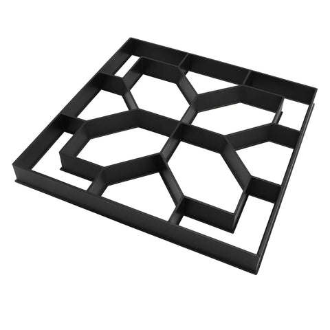 15.7X15.7 Inch Walk Maker Mold For Concrete Pavers ABS Reusable DIY Stepping Stone Paver For Lawn Patio Garden Yard Pathways Pro Grade