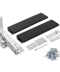 Double Action Spring Hinge With Cover Plates For Wood Doors Self Closing Door Hardware Stainless Steel Pivot Hinge Kit