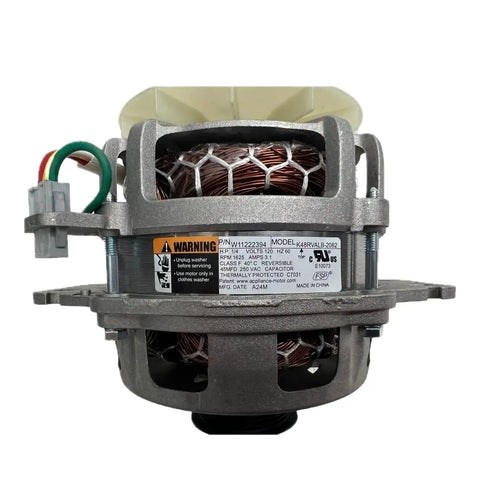 Heavy Duty Parts Washer Drive Motor Replacement For Frigidaire Whirlpool Models W11222394 W11497303 showing wiring and metal casing.