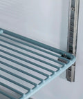 Shelf detail of Badass Heavy Duty Commercial Reach In Refrigerator Featuring Four Solid Doors And Split Door Layout For Prime Cold Storage.