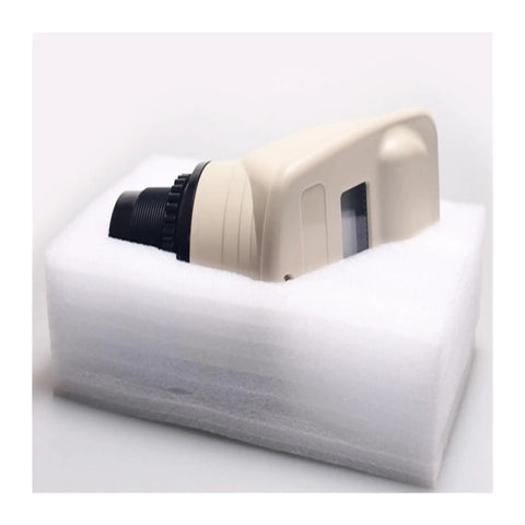 Heavy Duty Integrated Ultrasonic Liquid Level Gauge With Steady 4-20ma Output Zero To 15 Meter Reach DC24V sensor on foam packaging.
