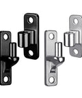 Top Shelf 304 Stainless Steel Gate Hinges Provide A No Sweat Install For Farm Gates Wooden Fences Barn Doors And Modern Yards Featuring Rust Proof Heavy Duty Outdoor Hardware - black and silver hinges.