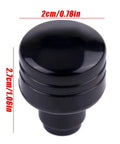 High Gain 5.8GHz RHCP FPV Mushroom Antenna For Drones, Black ABS Shell, compact size with dimensions 2.7cm x 2cm visible