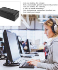 Sturdy Black Abs Plastic Junction Boxes For Electrical Components featuring Dust Proof Button Design With No Screws, shown in office setting.