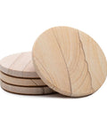 Desert Sandstone Coasters Set, All Natural Multicolor Stone With Unique Grain Patterns, Durable Round 4 Inch Drink Coasters, Stack Display