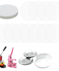 Clear Badge Film For Button Making 400 Pcs Protective PVC Shield For 58mm 2.25 Inch And 70mm 2.76 Inch Badges
