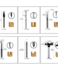 Seven piece Solid Carbide Router Bits Quarter Inch Shank Legit Beast Mode Knockout Kit with T Slot Milling Cutters.