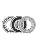 Two Pack 6204-2Z/2RS1 Deep Groove Ball Bearings 20x47x14mm Kit, sealed steel bearing set
