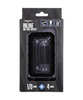 Heavy Duty ANL Fuse Holder With Two Fifty And Three Hundred Amp Fuses For One Zero Or Four Gauge Car Audio Power Drop Ins packaged.