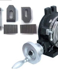 6 Inch Horizontal And Vertical 4 Slot Rotary Table With M8 Clamp Kit For Milling Machine Tools Precision Ground Chuck