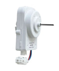 Side view of Condenser Fan Motor Replacement For Frigidaire Electrolux Units, 115V 60Hz 3.1W, One Eighth Inch Shaft, 4 Pin