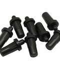 Heavy Duty Cabinet Door Repair Pins And Damper Replacement Pins, set of 8 black plastic pivot pins for cabinets.