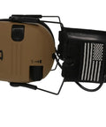 Razor Slim Electronic Earmuffs For Shooting And Hunting With Ultra Low Profile Design Adjustable Fit Sound Amplification