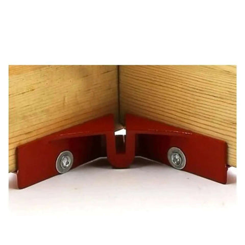 Four Piece 90 Degree Toggle Clamp Set For Woodworking And Framing Quick Clamp And Release Without Knobs used at mitered corner